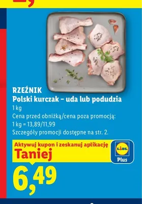 Polski kurczak - uda Rzeźnik promocja w Lidl