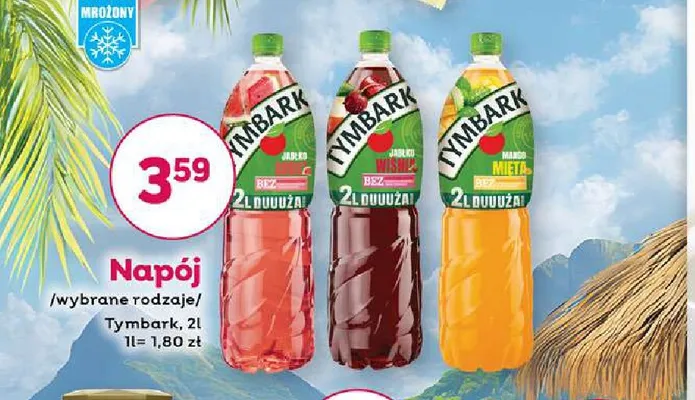 Napój Tymbark Jabłko Mięta promocja w Bliski