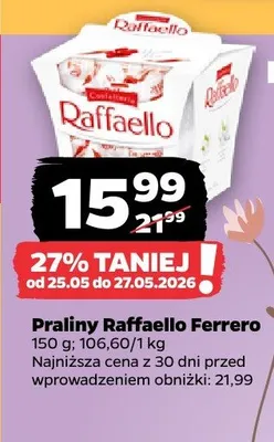 Praliny Raffaello Ferrero promocja w Netto