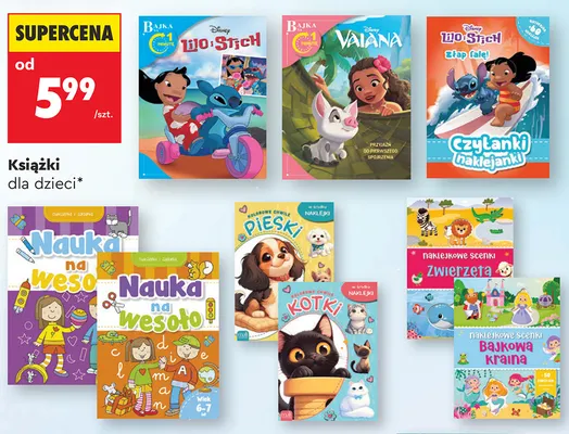 Książki dla dzieci promocja w Biedronka