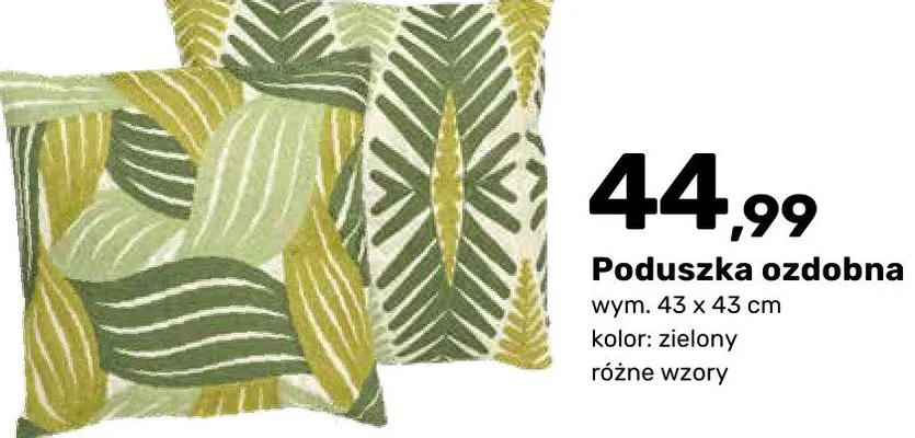 Poduszka ozdobna promocja w Bricomarche