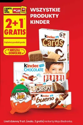 Jajko Kinder Joy promocja w Biedronka