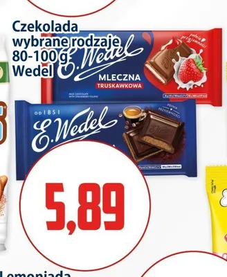 Czekolada E.Wedel mleczna promocja w Kupiec