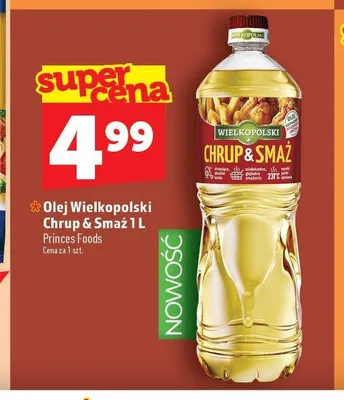 Olej rzepakowy Wielkopolski Chrup & Smaż promocja w TOPAZ