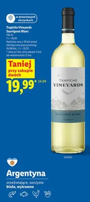 Wino Sauvignon Blanc promocja w Lidl