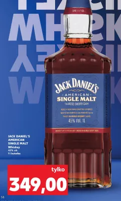 Whiskey American Single Malt promocja w Kaufland