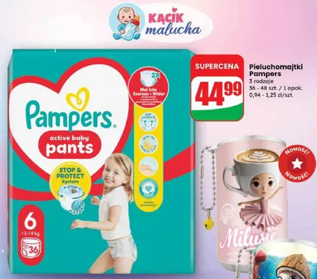Pieluchomajtki pants active baby promocja w Dino