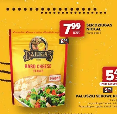 Ser Dziugas płatki Nickal promocja w Stokrotka