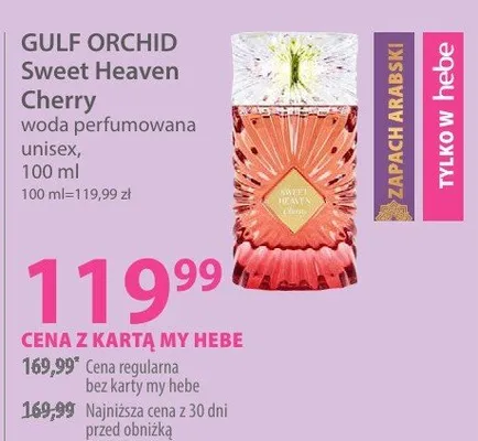 Woda perfumowana unisex Sweet Heaven Cherry promocja w Hebe