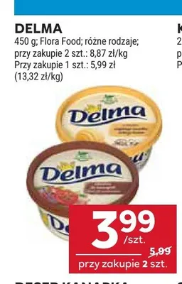 Margaryna Delma promocja w Stokrotka
