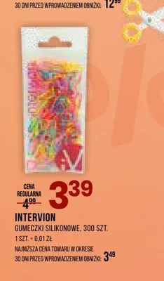 Gumeczki silikonowe INTERVION promocja w Drogerie Natura