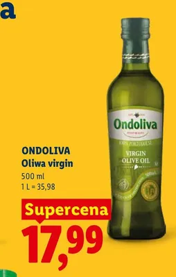 Oliwa virgin Ondoliva promocja w Lidl
