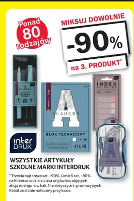 Artykuły szkolne marki Interdruk promocja w Selgros