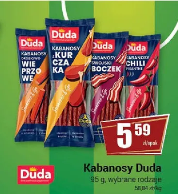 Kabanosy Duda wieprzowe promocja w Premium Nasz Sklep