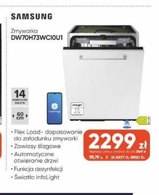 Zmywarka Samsung DW70H73WCI0U1 promocja w Max Elektro