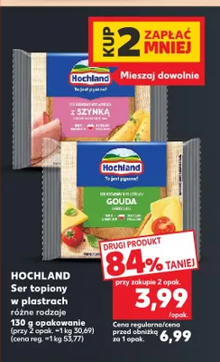Ser topiony w plastrach gouda Hochland promocja w Kaufland