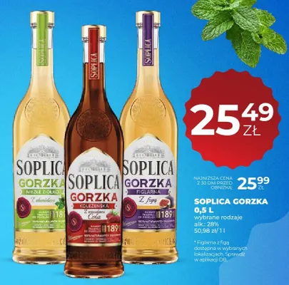 Wódka gorzka nieżeńska promocja w Duży Ben