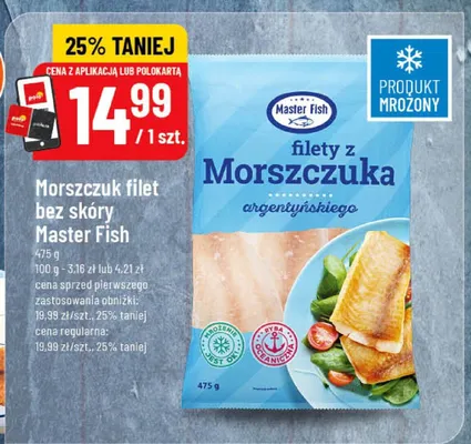 Filet morszczuk bez skóry promocja w POLOmarket