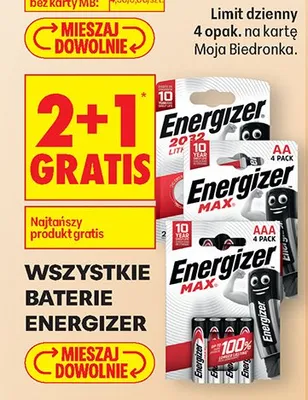 Baterie wszystkie rodzaje promocja w Biedronka