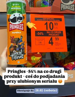 Chipsy paprykowe promocja w Aldi