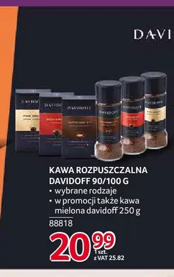 Kawa rozpuszczalna Davidoff promocja w Selgros