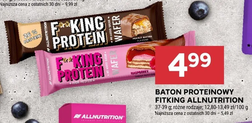 Baton proteinowy wafel promocja w Stokrotka