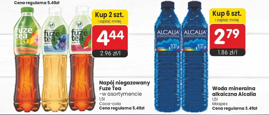 Napój niegazowany Fuze Tea promocja w Market Point