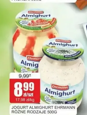 Jogurt mak marcepan Ehrmann Almighurt promocja w Bingo