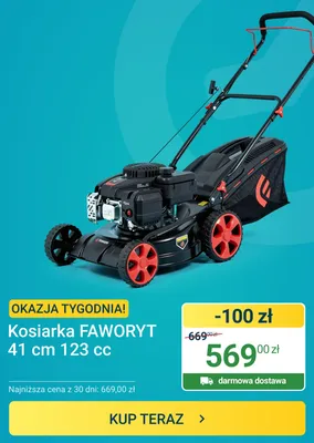 Kosiarka FAWORYT 41cm 123cc promocja w ERLI