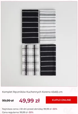 Komplet ręczników kuchennych home&you Koreno 45x65 cm promocja w home&you