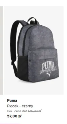 Plecak Puma czarny promocja w Lounge by Zalando