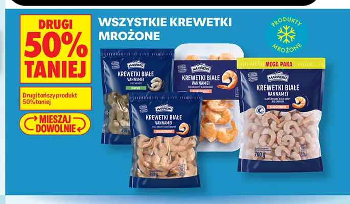 Krewetki mrożone promocja w Biedronka