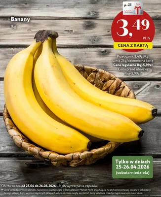 Banany promocja w Market Point