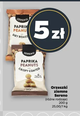 Orzeszki ziemne Sereno promocja w Netto