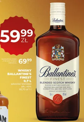 Whisky Finest promocja w Duży Ben