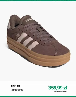 Sneakersy Adidas promocja w Deichmann