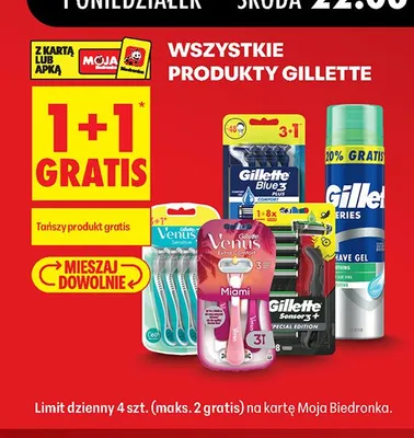 Maszynka do golenia Gillette Venus Extra Comfort promocja w Biedronka