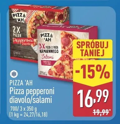 Pizza pepperoni salami promocja w Aldi