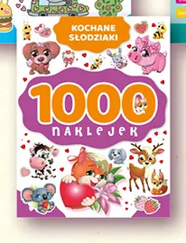 Książka 1000 naklejek Kochane Słodziaki promocja w Biedronka