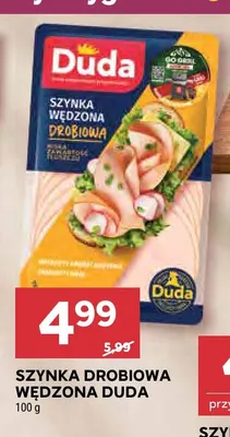 Szynka drobiowa wędzona Duda promocja w Stokrotka