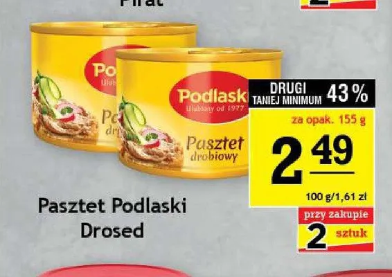 Pasztet drobiowy Podlaski promocja w Gram Market