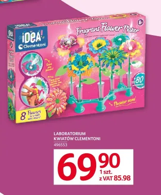Laboratorium kwiatów Clementoni promocja w Selgros
