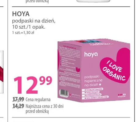 Podpaski na dzień Hoya promocja w Hebe