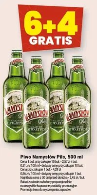 Piwo Namysłów Pils promocja w Twój Market