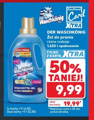 Żel do prania Der Waschkönig promocja w Kaufland