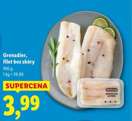 Grenadier, filet bez skóry promocja w Lidl