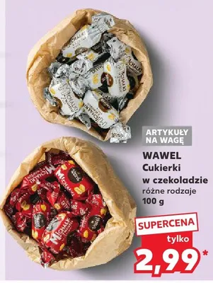 Cukierki w czekoladzie różne rodzaje promocja w Kaufland