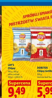 Chipsy ziemniaczane Lay's promocja w Lidl
