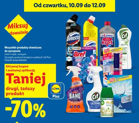 Płyn do WC Domestos Zero Kamienia promocja w Lidl