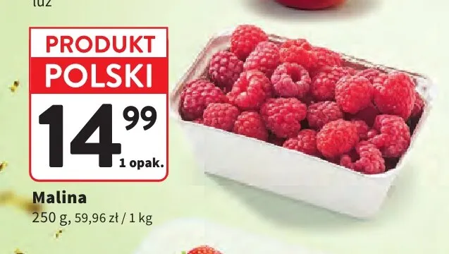 Maliny promocja w Intermarche